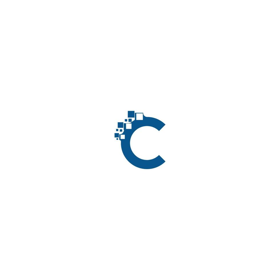 c buchstaben logo vektor