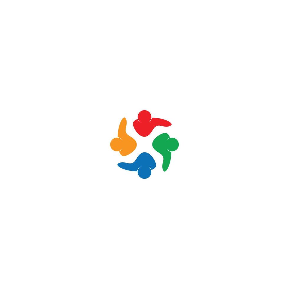 gemeinschafts-, netzwerk- und soziales logo vektor