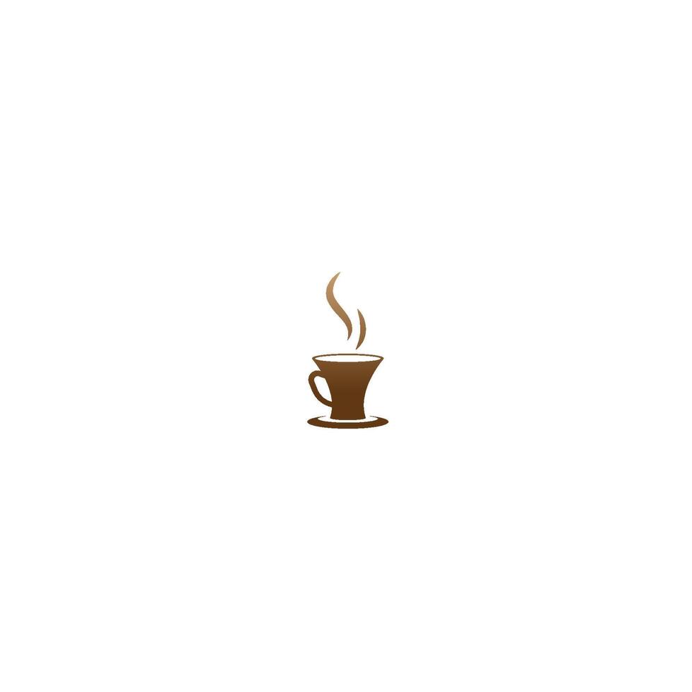 Kaffeetasse-Logo-Design-Vektor-Café-Symbol vektor