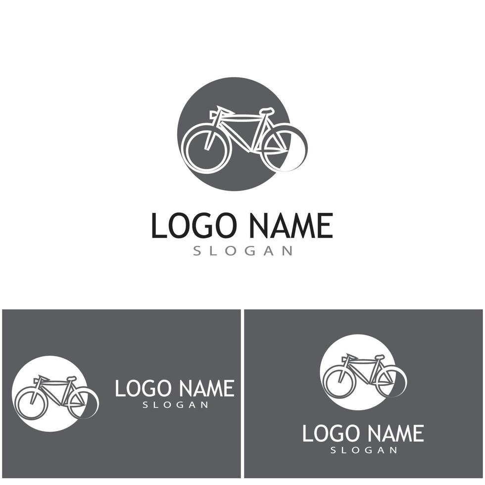 cykling logotyp mall vektor symbol natur
