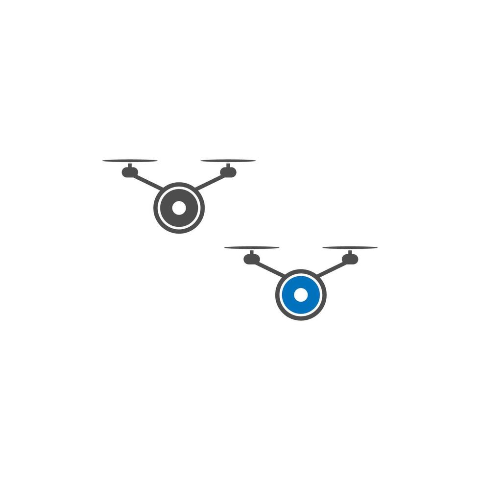 drone ikon logotyp design vektor