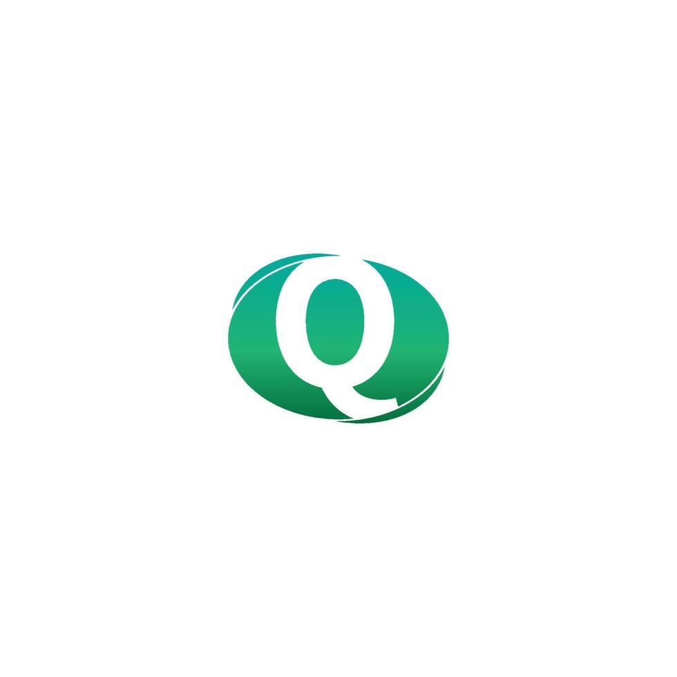 buchstabe q symbol logo kreatives design vektor