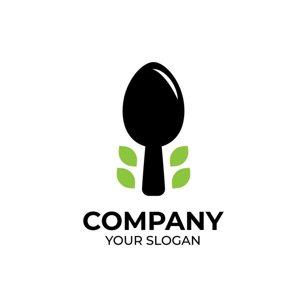 Logo-Design für frische Lebensmittel vektor