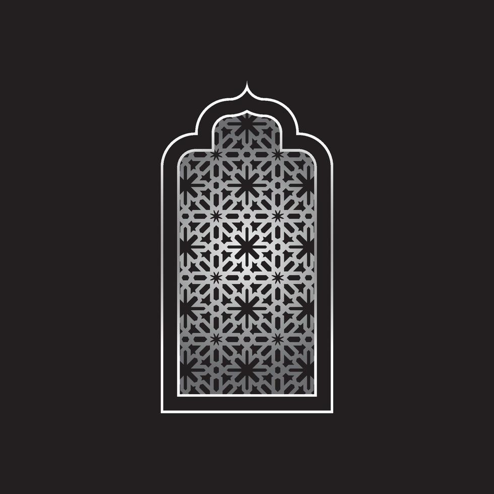 moskédörr eller fönsterkarm vektor