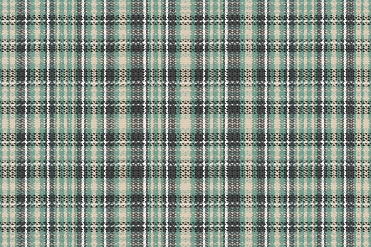 Tartan-Karomuster mit Textur und Naturfarbe. vektor