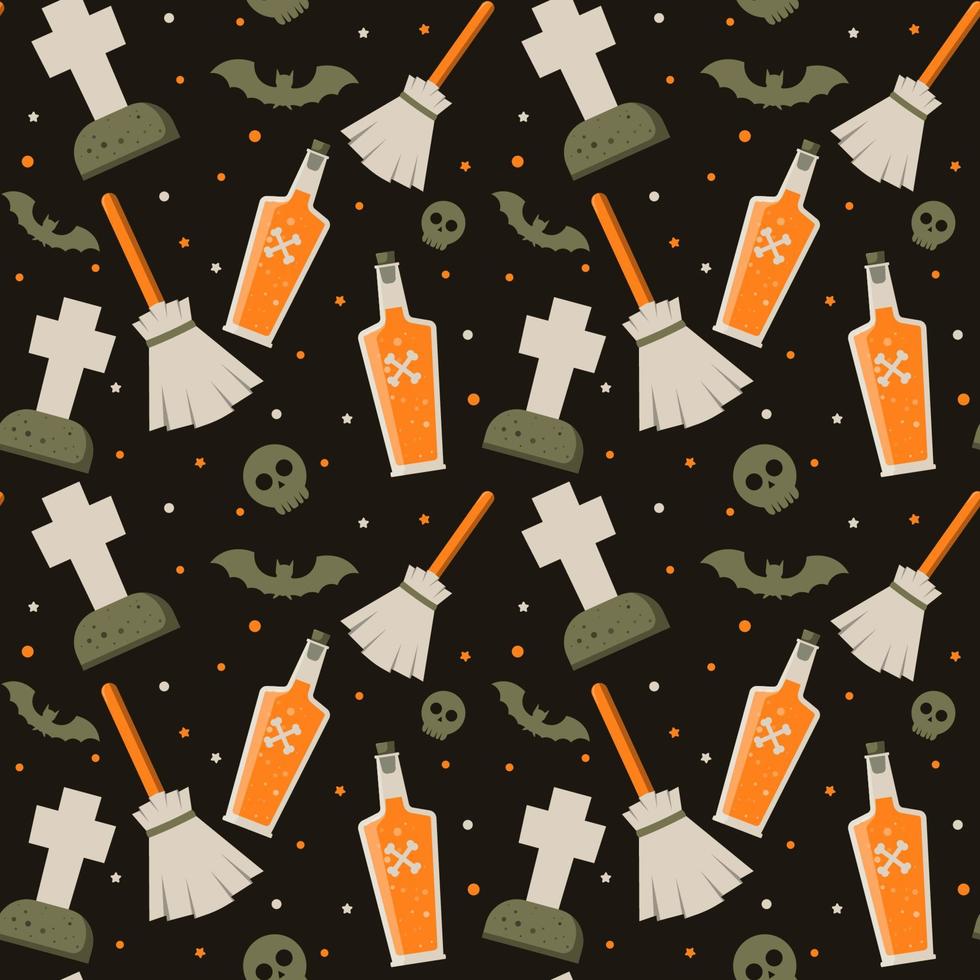 abstrakt halloween mönster design bakgrund. vektor. vektor