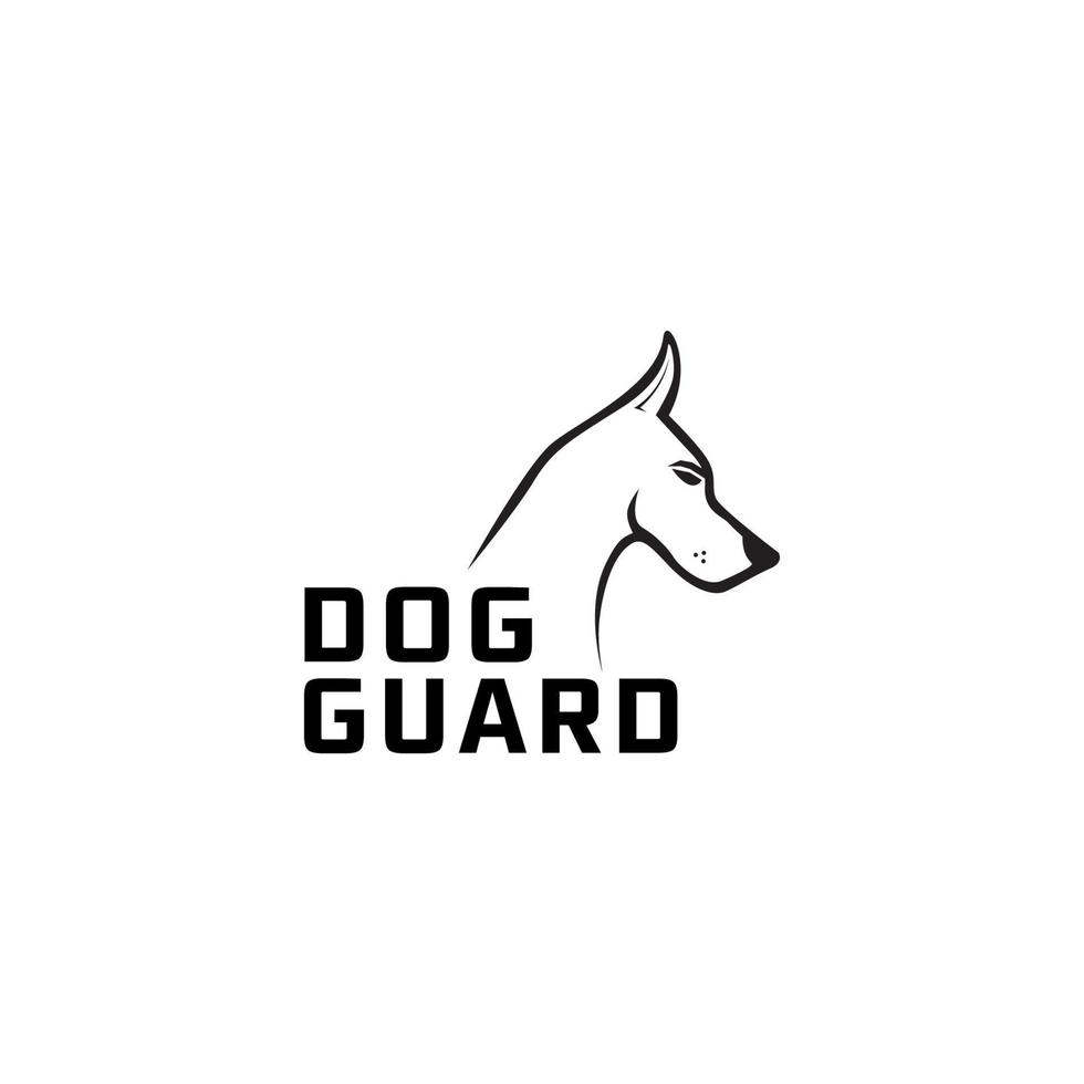 vakthund tracker logotyp vektor ikon symbol illustration design