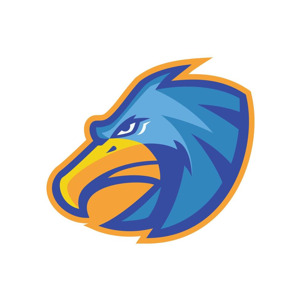 Adler esports Logo-Vorlagen vektor
