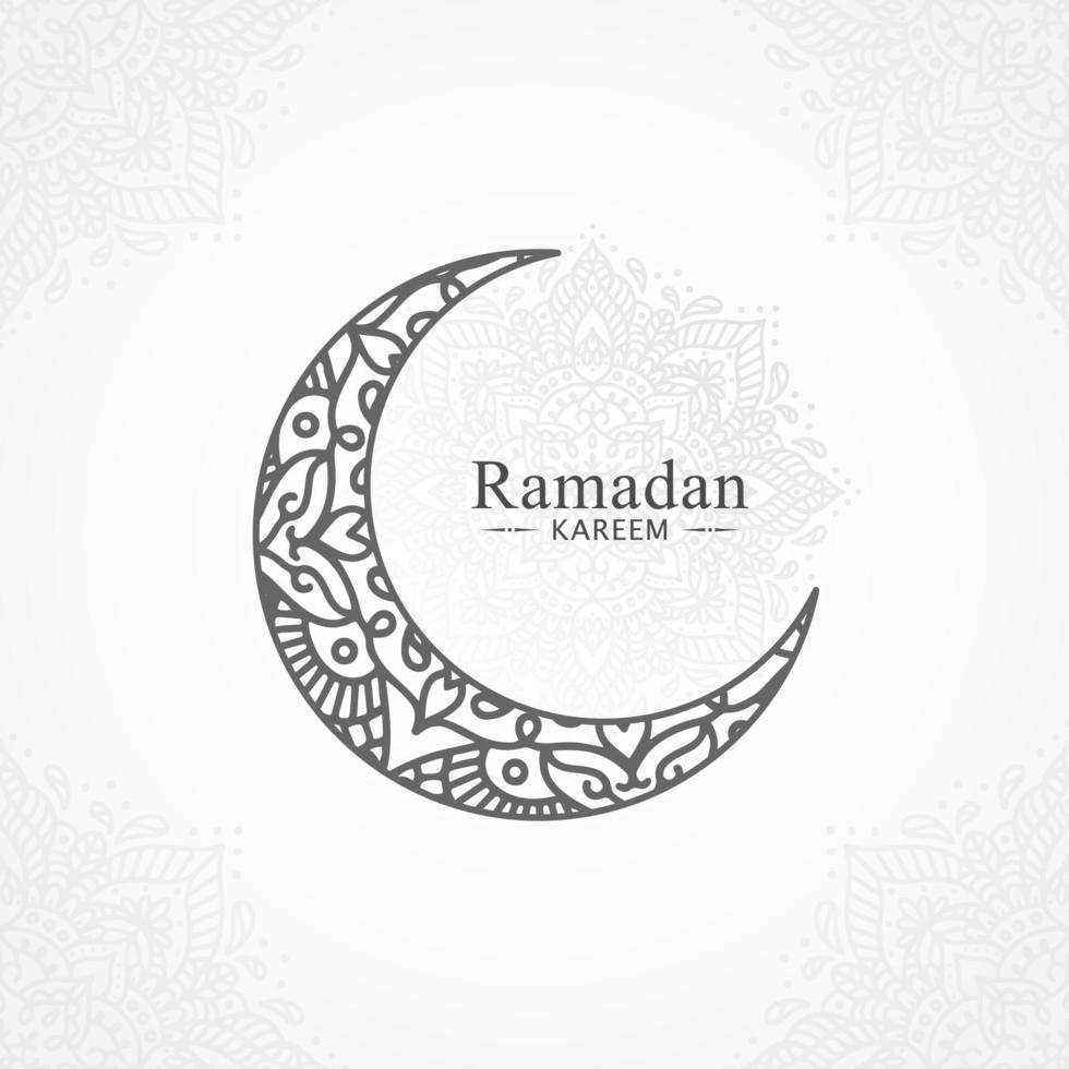 ramadan kareem islamische hintergrundillustration vektor