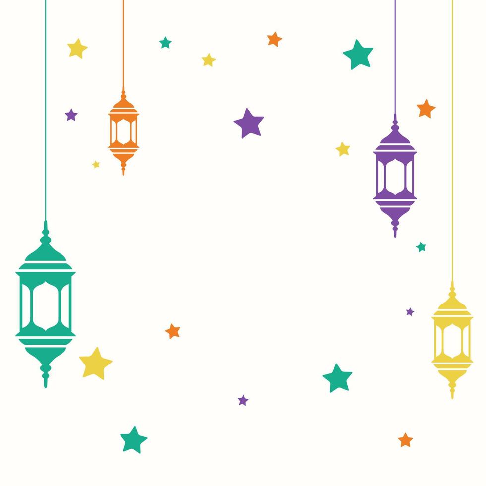 ramadan kareem islamisk bakgrundsillustration vektor