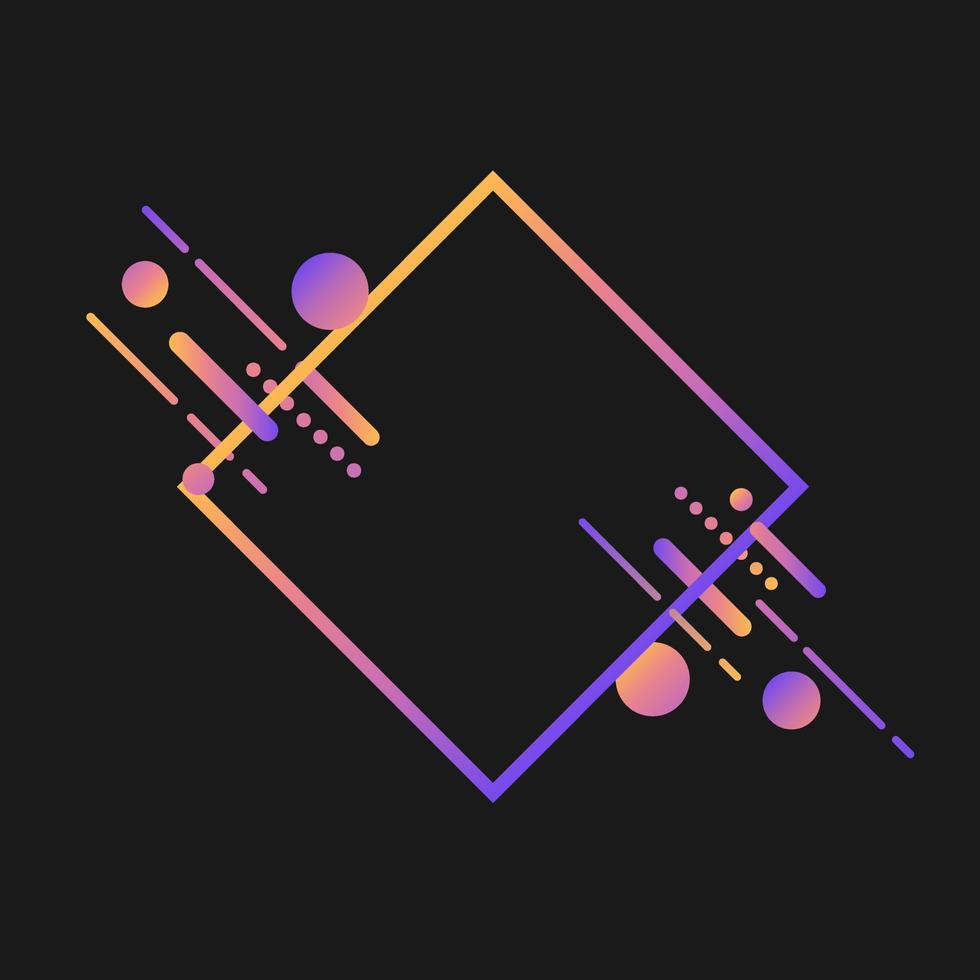 moderner geometrischer abstrakter Hintergrund vektor