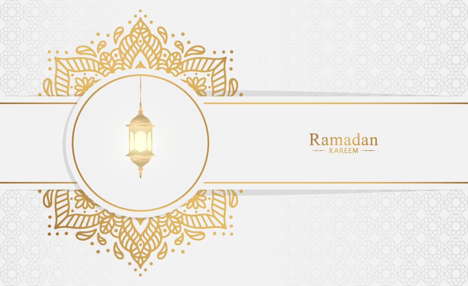 ramadan kareem islamisk bakgrundsillustration vektor