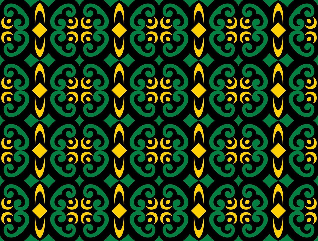 seamless mönster av dayak etniskt mönster. traditionellt indonesiskt tyg motiv. borneo mönster. vektor design inspiration. kreativ textil för mode eller tyg