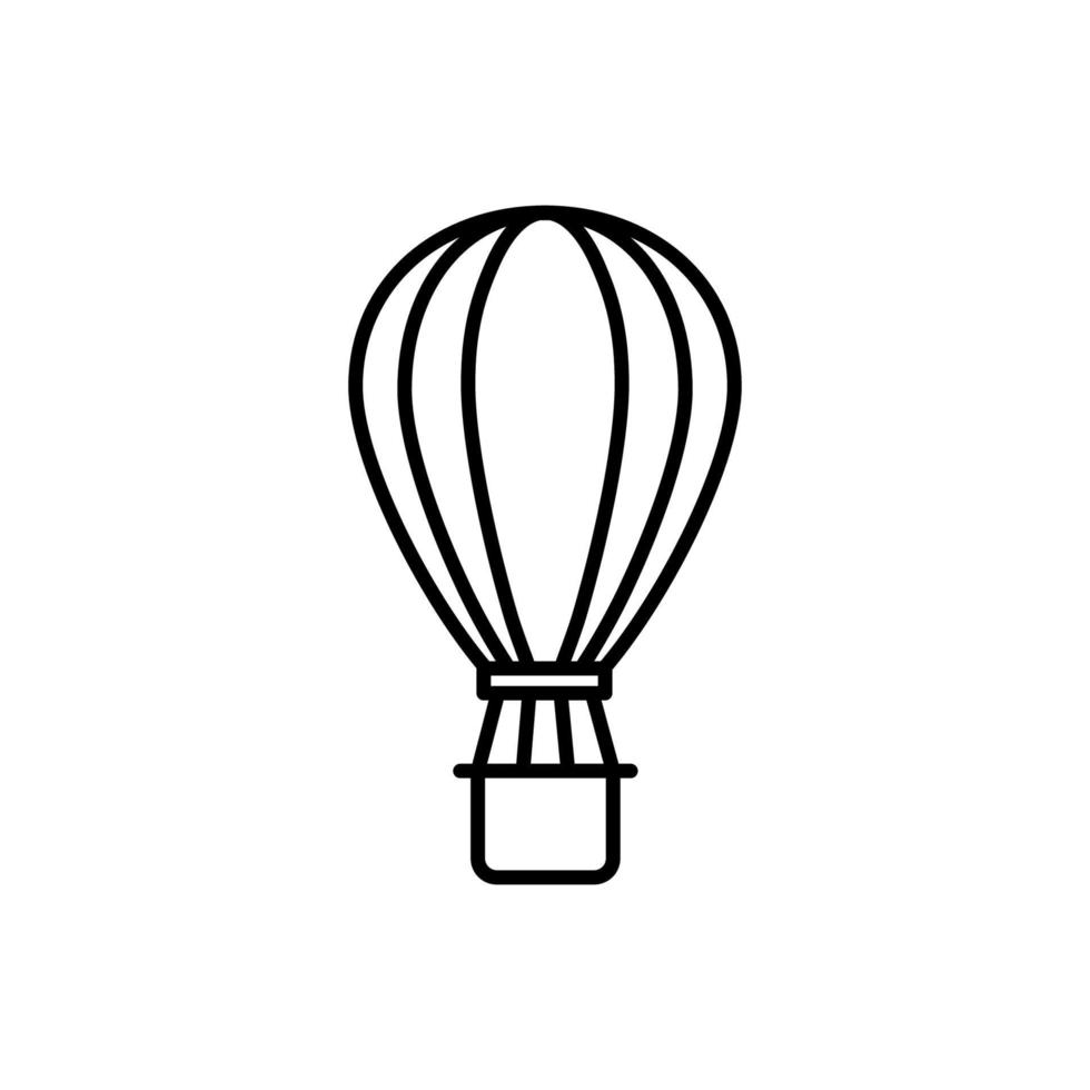 varmluftsballong illustration vektor