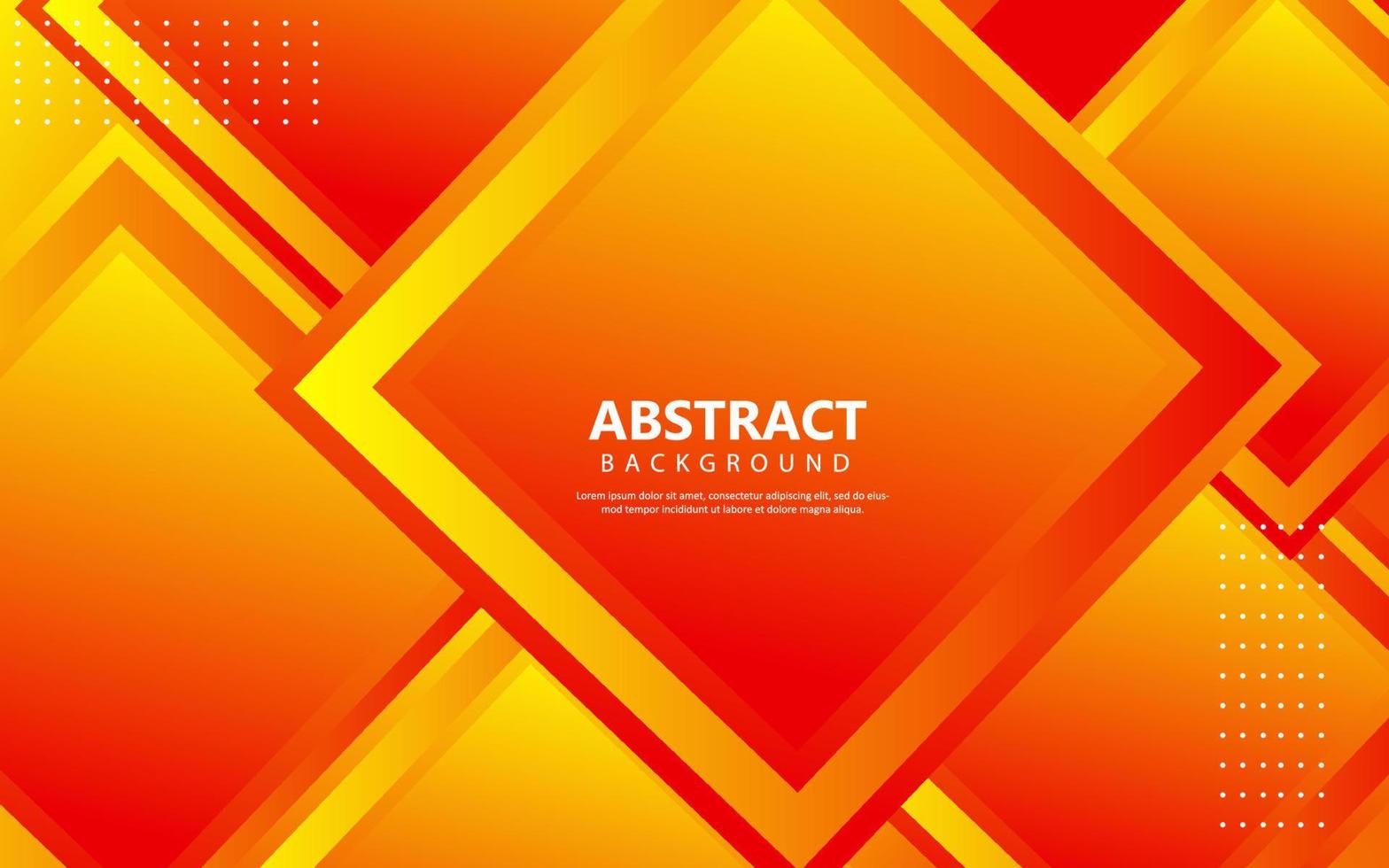 moderner abstrakter geometrischer orangefarbener Hintergrund vektor