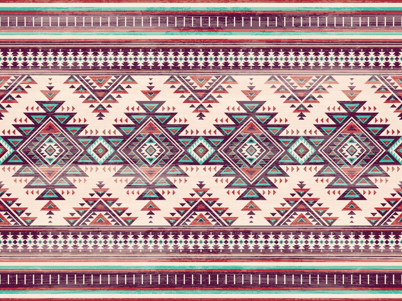 indian indisk prydnad mönster geometrisk etnisk textil textur tribal aztec mönster navajo mexikanskt tyg sömlös vektor dekoration mode