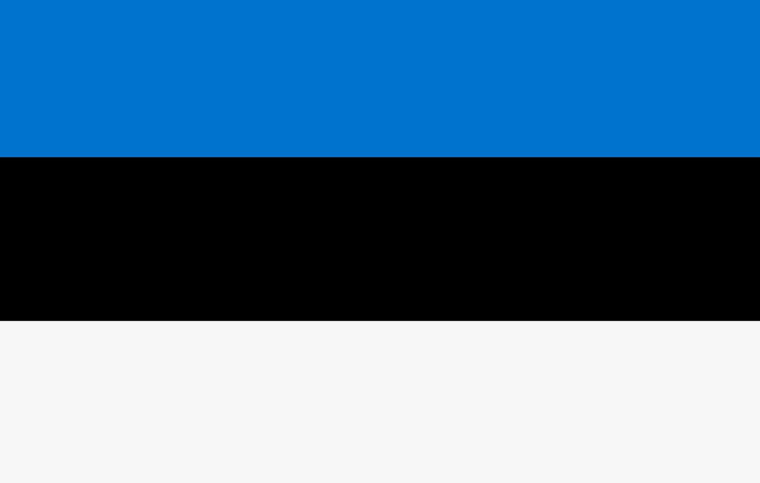 Flagge von Estland vektor