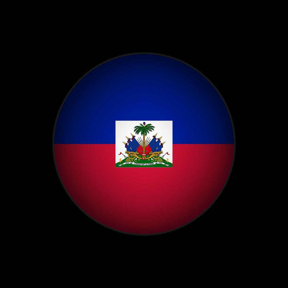 Land haiti. Haiti-Flagge. Vektor-Illustration. vektor