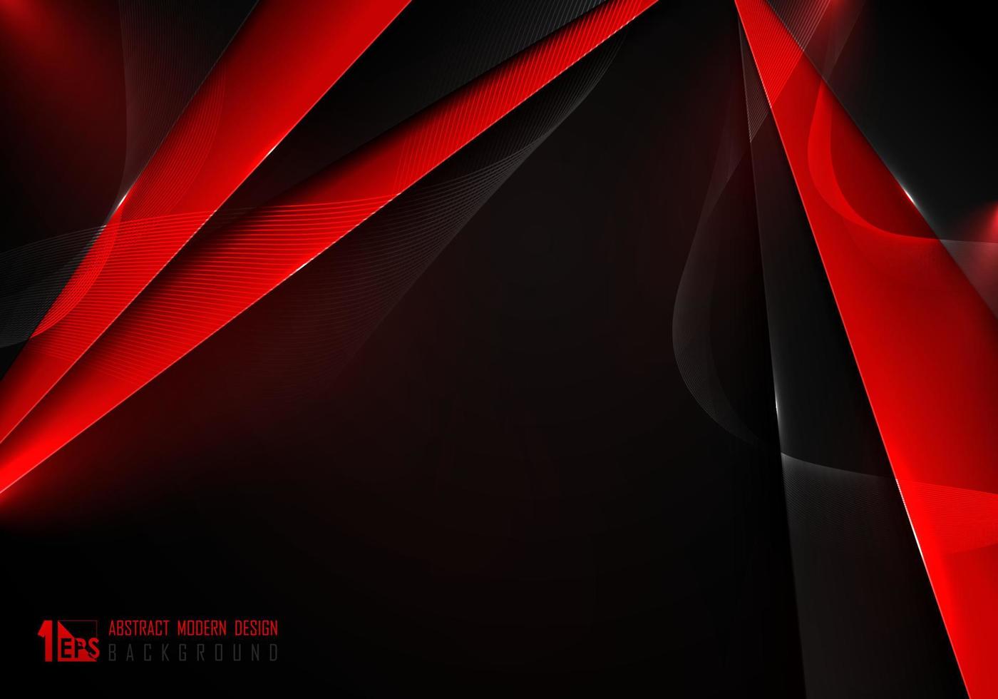 abstrakt gradient röd och svart mall design dekoration konstverk. vektor