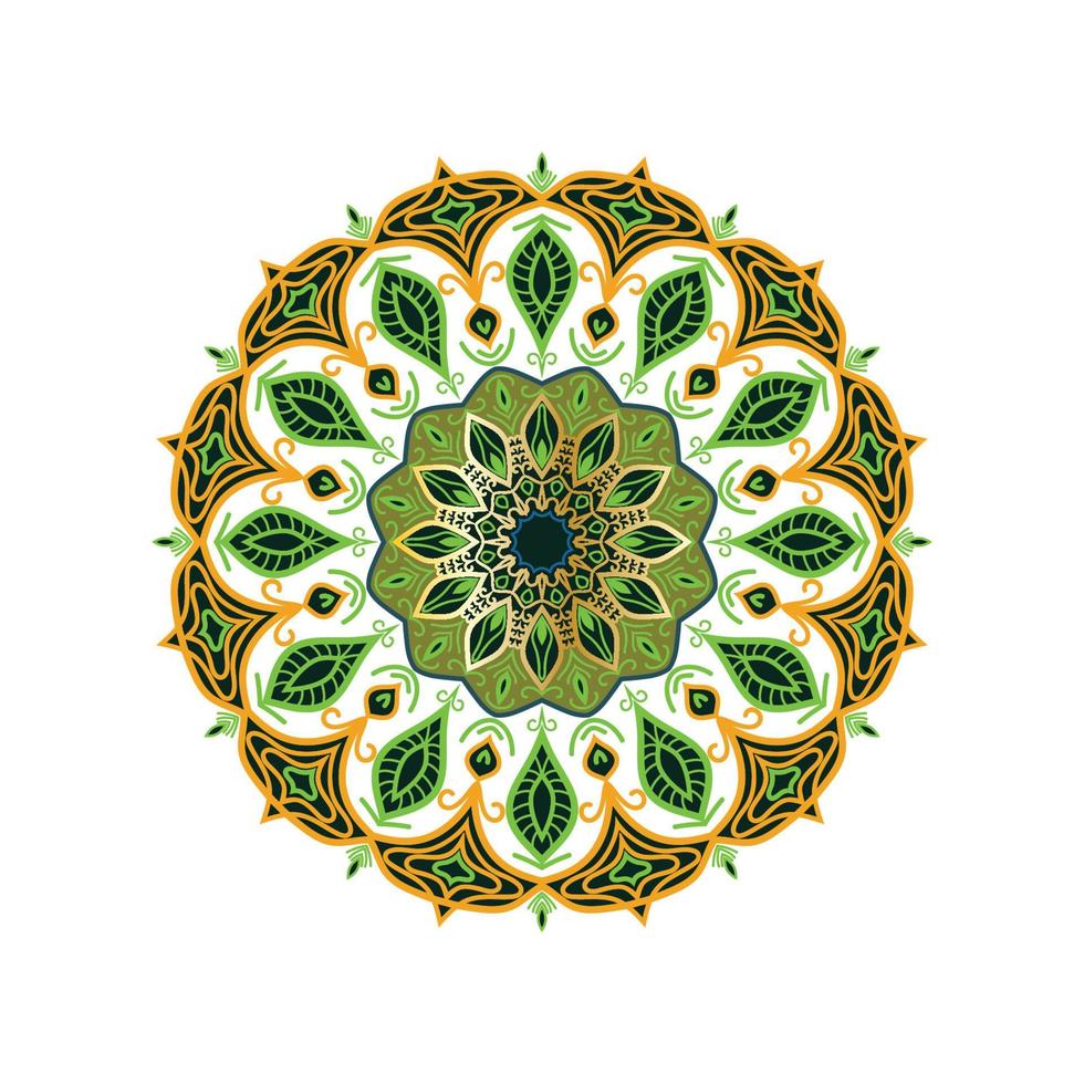 mandala logotyp konst symbol ikon vektor