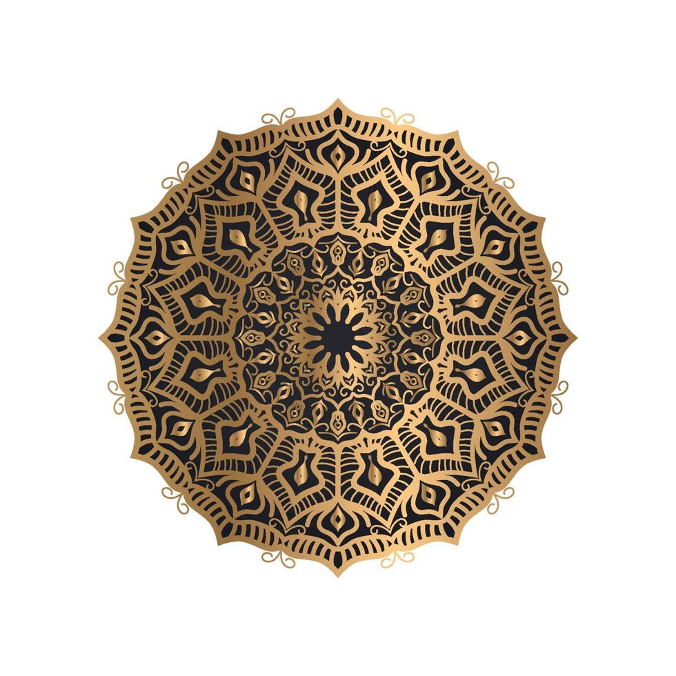 Mandala-Logo-Kunst-Symbol-Symbol-Vektor vektor