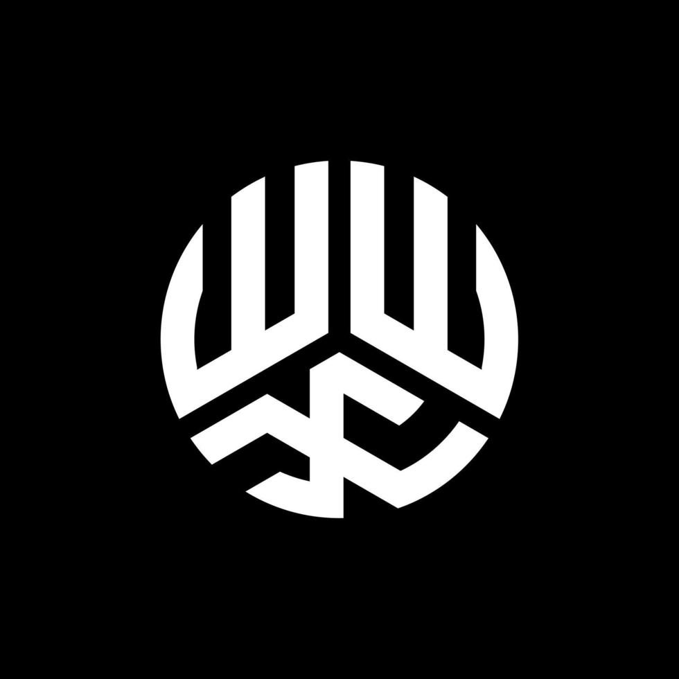 wwx-Buchstaben-Logo-Design auf schwarzem Hintergrund. wwx kreatives Initialen-Buchstaben-Logo-Konzept. wwx Briefdesign. vektor