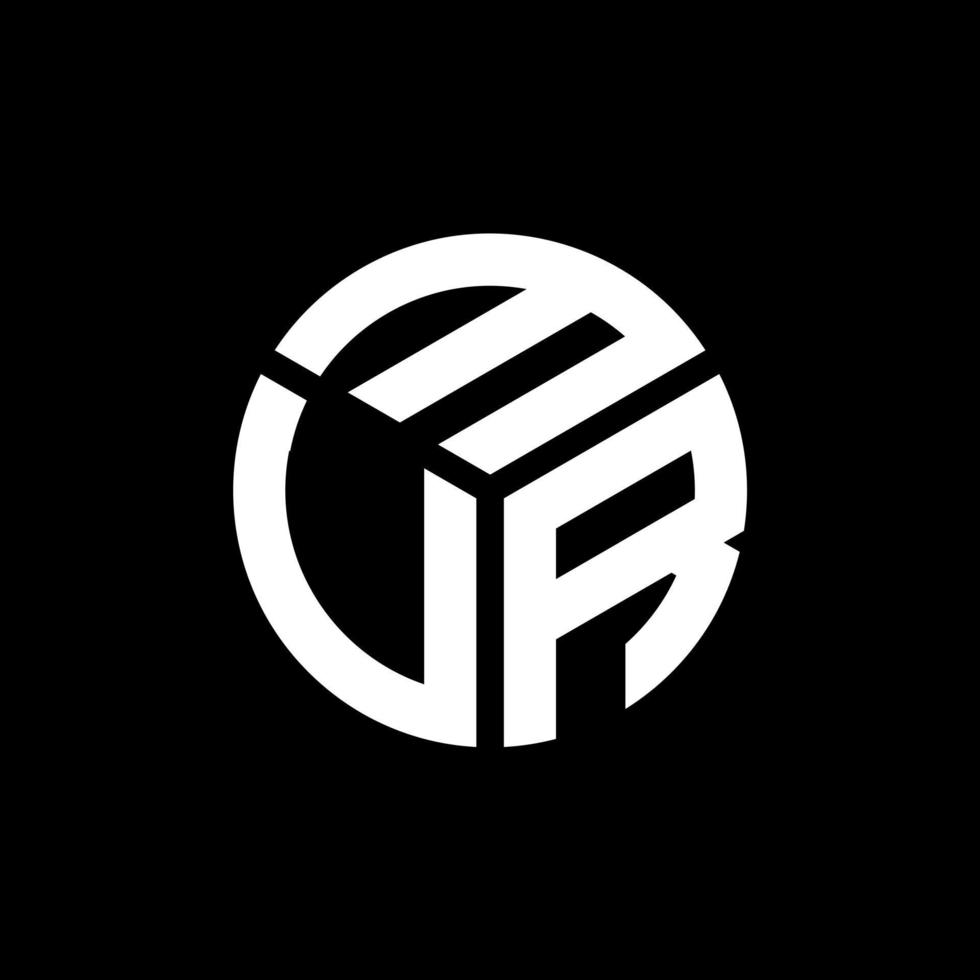 MVR-Brief-Logo-Design auf schwarzem Hintergrund. mvr kreative Initialen schreiben Logo-Konzept. mvr Briefgestaltung. vektor