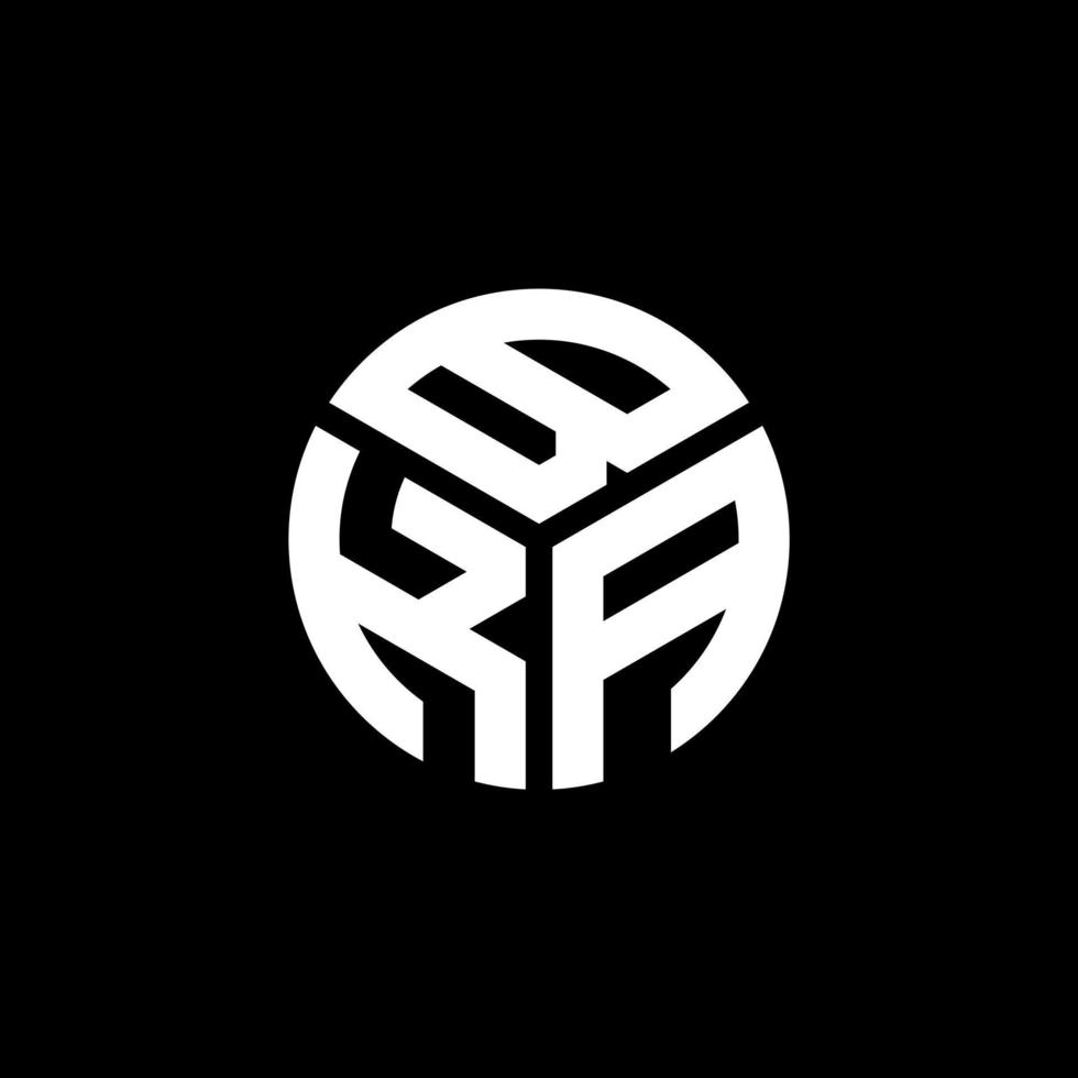 bka-Buchstaben-Logo-Design auf schwarzem Hintergrund. bka kreative Initialen schreiben Logo-Konzept. bka Briefgestaltung. vektor