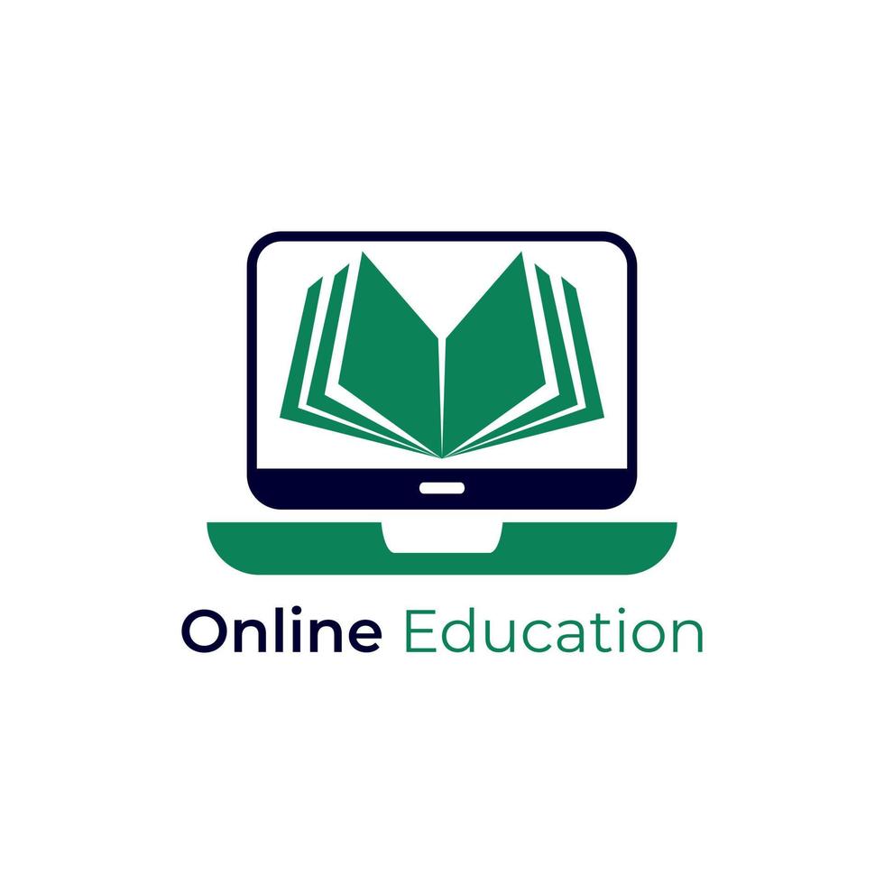 Designvorlage für Online-Bildungslogos vektor