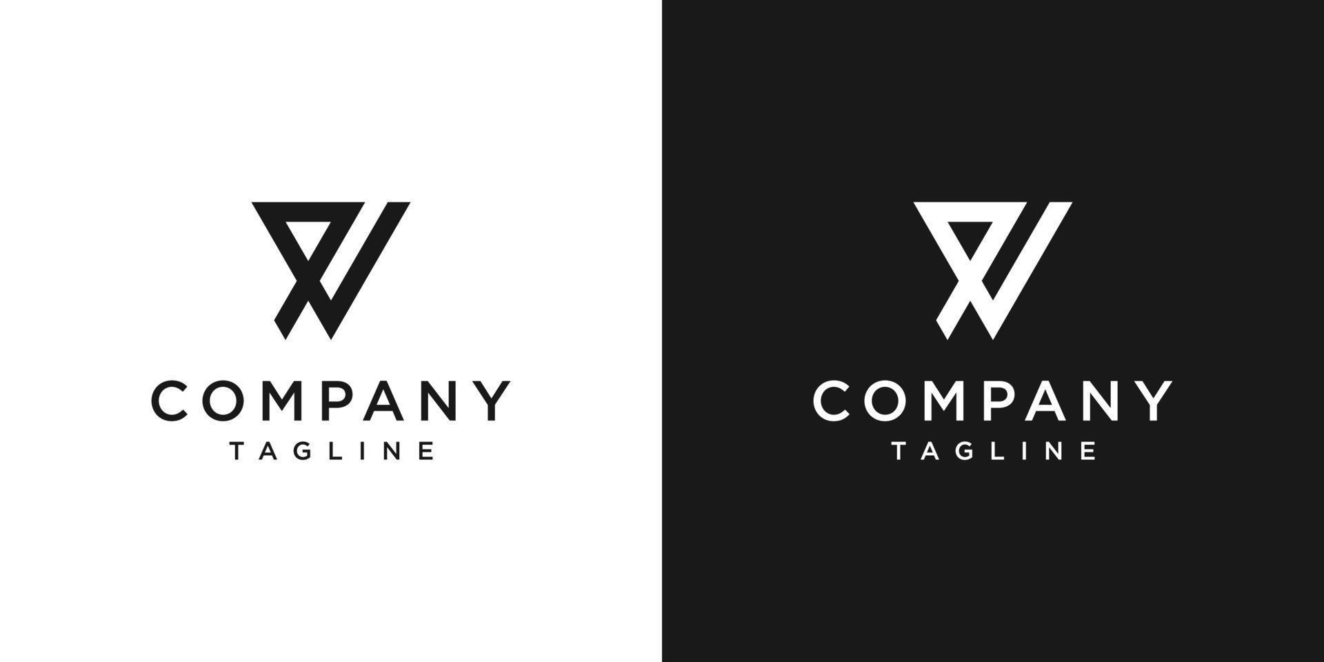 kreativer brief ev monogramm logo design symbol vorlage weißer und schwarzer hintergrund vektor