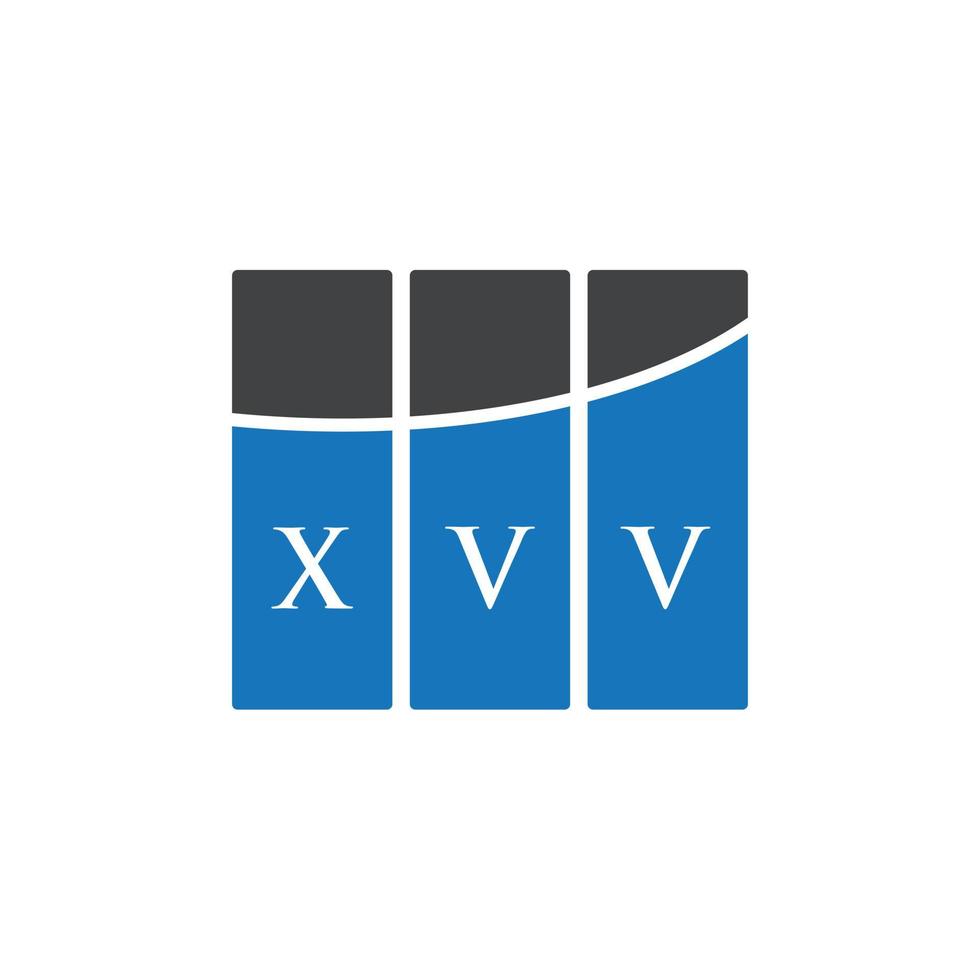 xvv brev logotyp design på vit bakgrund. xvv kreativa initialer bokstavslogotyp koncept. xvv bokstavsdesign. vektor