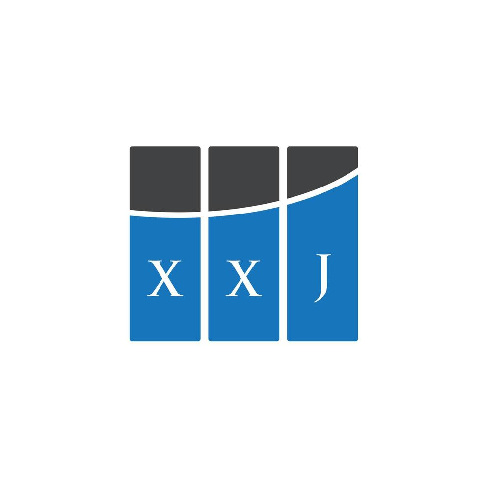 xxj-Buchstaben-Logo-Design auf weißem Hintergrund. xxj kreative Initialen schreiben Logo-Konzept. xxj Briefgestaltung. vektor