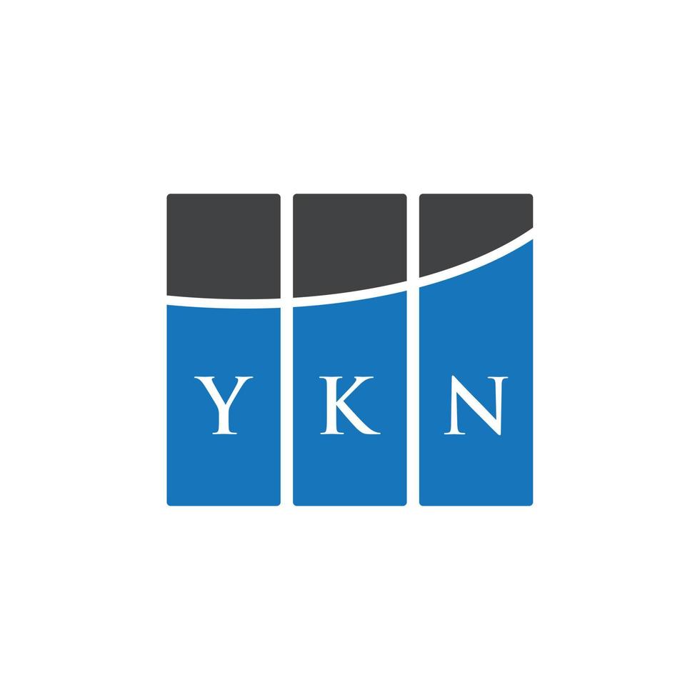 ykn brev logotyp design på vit bakgrund. ykn kreativa initialer brev logotyp koncept. ykn bokstavsdesign. vektor