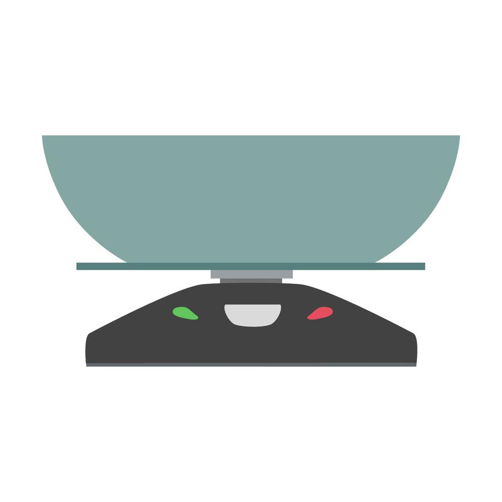 küchenwaage symbol vektor illustration symbol balance essen gewicht gerät messung isoliert