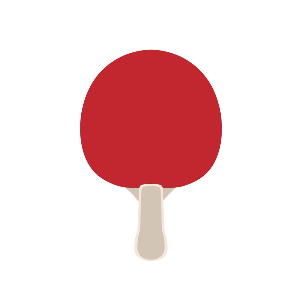 pingis paddla tennis vektor ikon. isolerade illustration sport racket