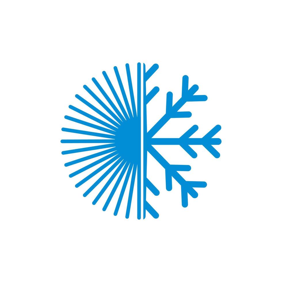 Abbildung Logo Schnee vektor