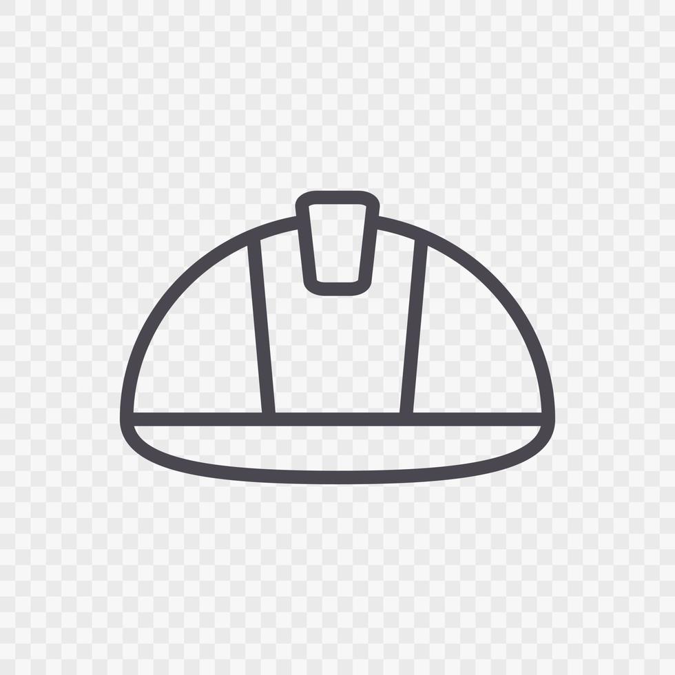 Helm-Symbol-Zeichen-Symbol-Logo-Vektor vektor