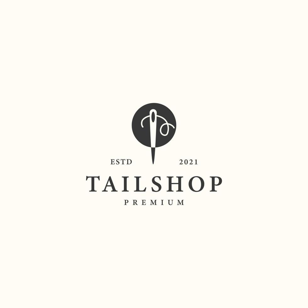 tailshop symbol zeichen symbol hipster vintage logo design vektor