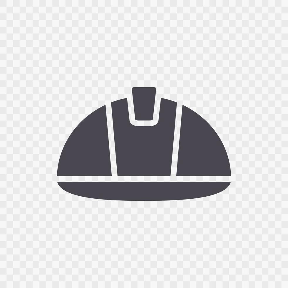 Helm-Symbol-Zeichen-Symbol-Logo-Vektor vektor