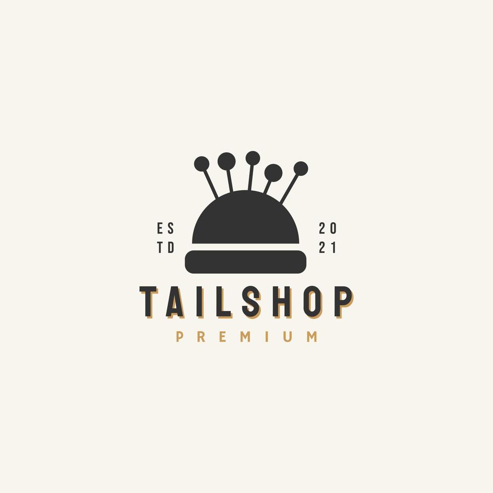 tailshop symbol zeichen symbol hipster vintage logo design vektor