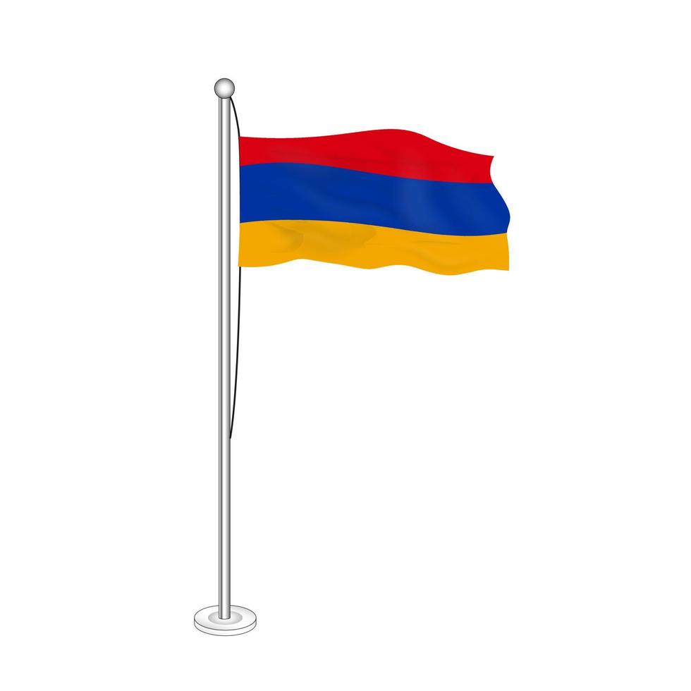 armenischer Nationalflaggenvektor eps 10 vektor
