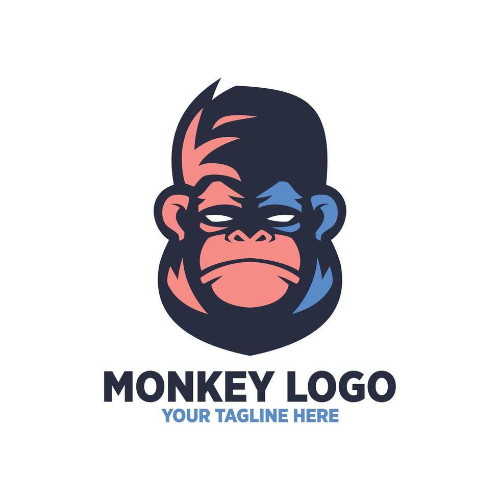 Affen-Logo-Vorlagen vektor