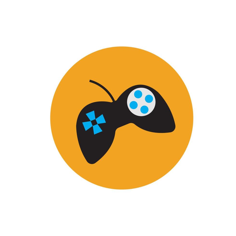 joystick tecken vektor ikon. videospel symbol illustration