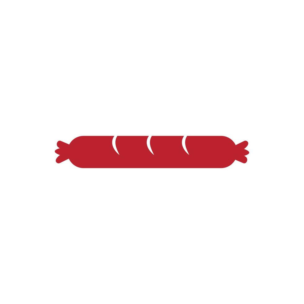 Wurst Symbol Illustration Vektor Hintergrund