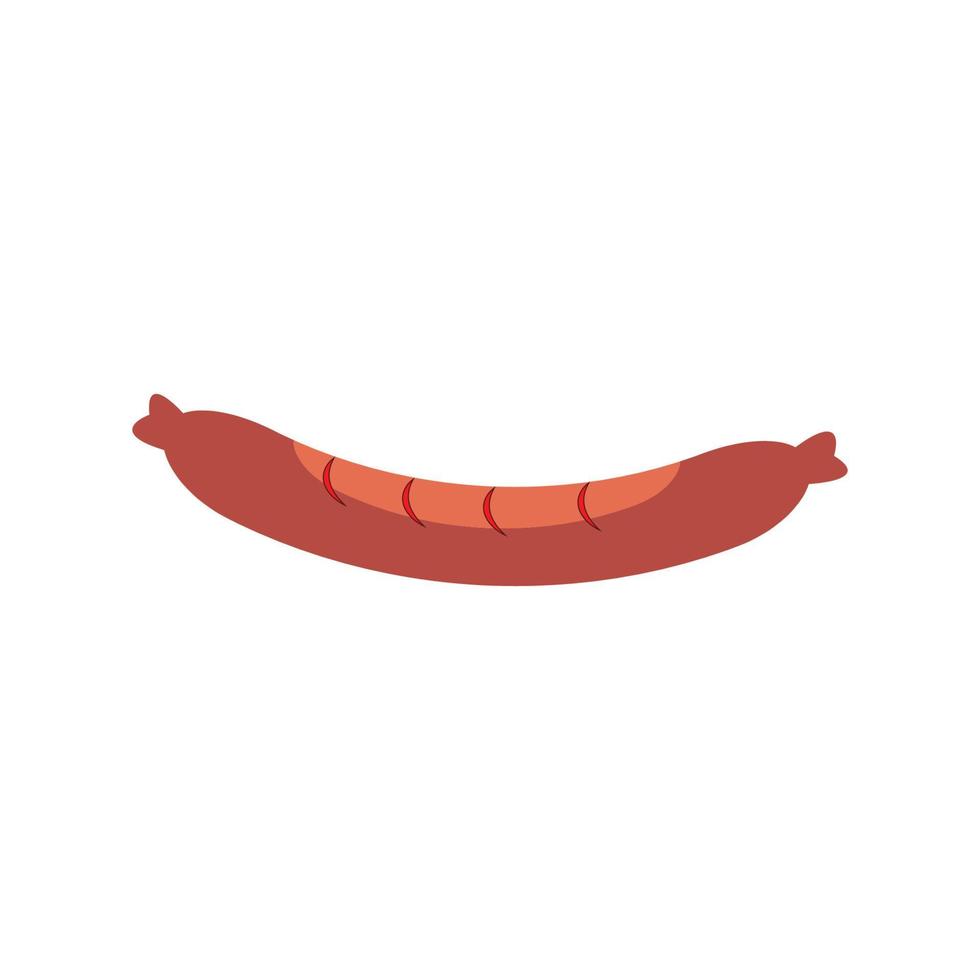 Wurst Symbol Illustration Vektor Hintergrund