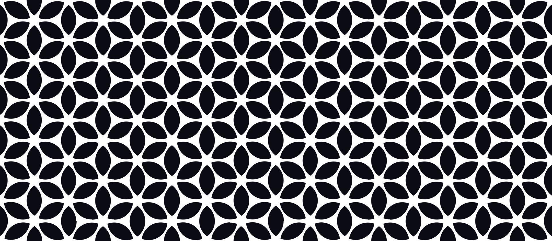 abstraktes nahtloses Muster. künstlerischer geometrischer Zierhintergrund. gut für Stoff-, Textil-, Tapeten- oder Verpackungshintergrunddesign vektor
