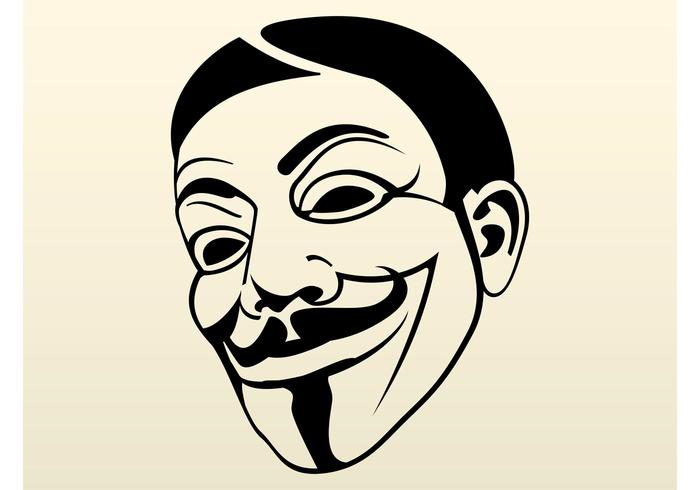 Anonymt symbol vektor