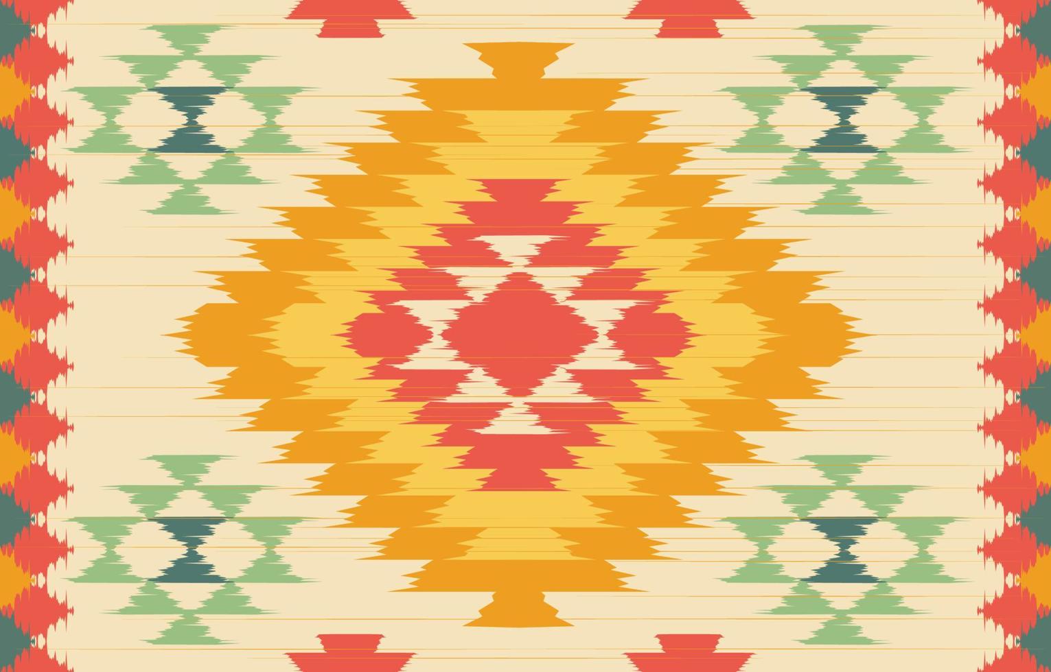 aztekiskt motiv etnisk ikat konst. det sömlösa aztekiska pastellmönstret i tribal, folklig broderi, mexikansk, uzbekisk stil. marockansk geometrisk konst prydnad print texturerad design för matta, tyg. vektor