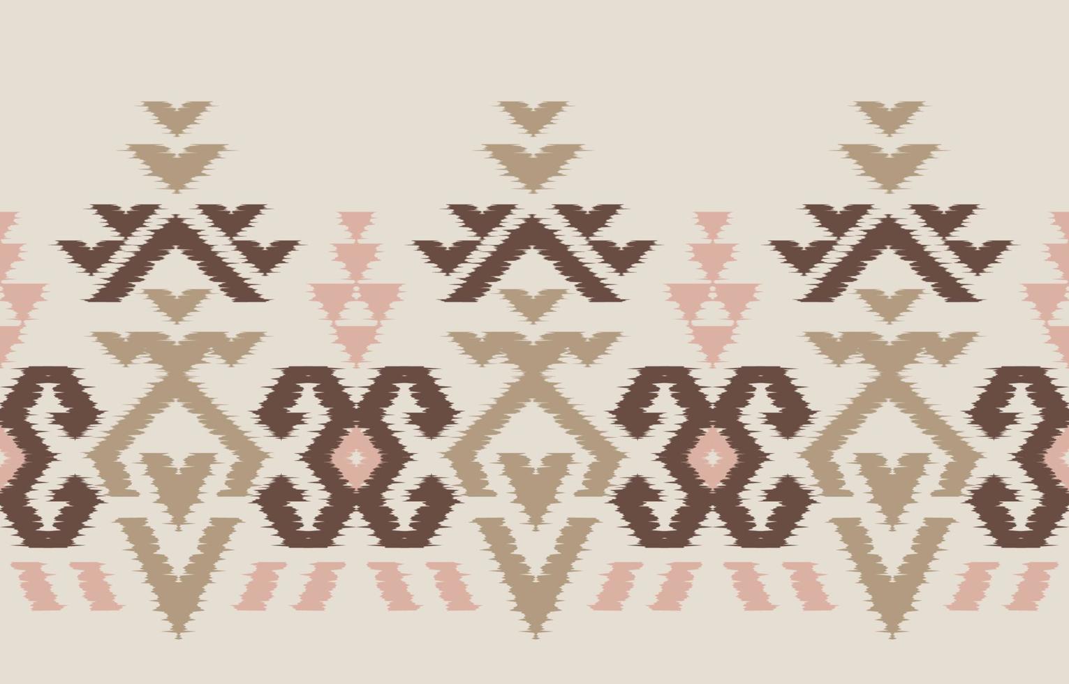 aztekisches Motiv ethnische Ikat-Kunst. das nahtlose aztekische muster im stammes-, volksstickerei-, mexikanischen, usbekischen stil. marokkanische geometrische kunst ornament print.slubby strukturiertes design für teppich, stoff. vektor