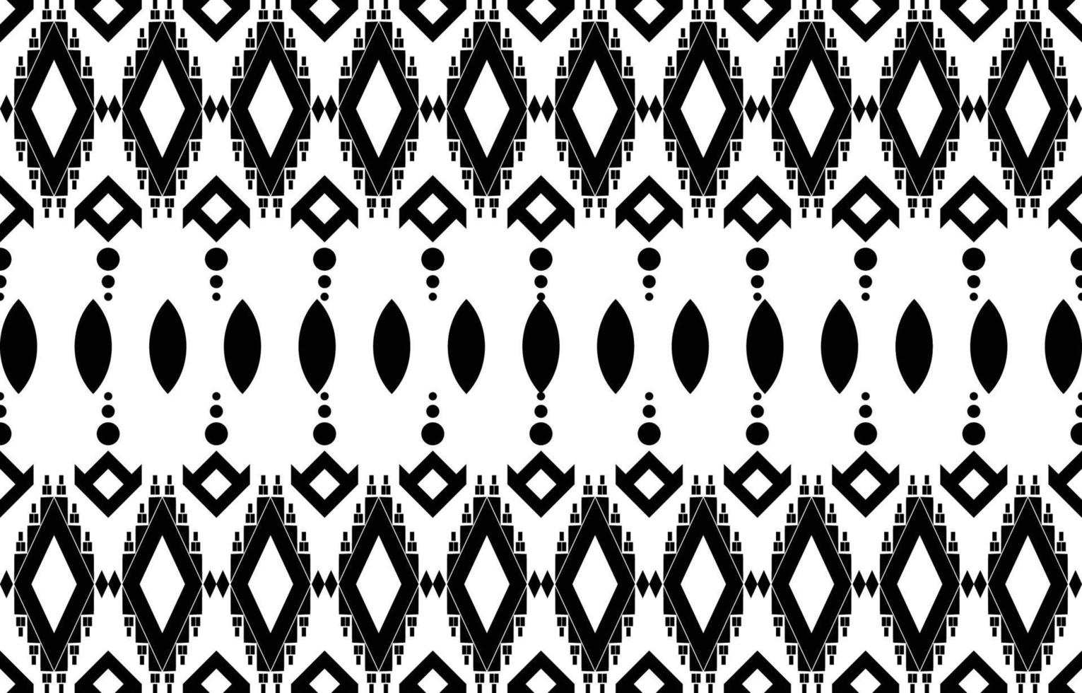 tribal svart och vit abstrakt etniska geometriska mönster design för bakgrund eller wallpaper.vector illustration för att skriva ut tyg mönster, mattor, skjortor, kostymer, turban, hattar, gardiner. vektor